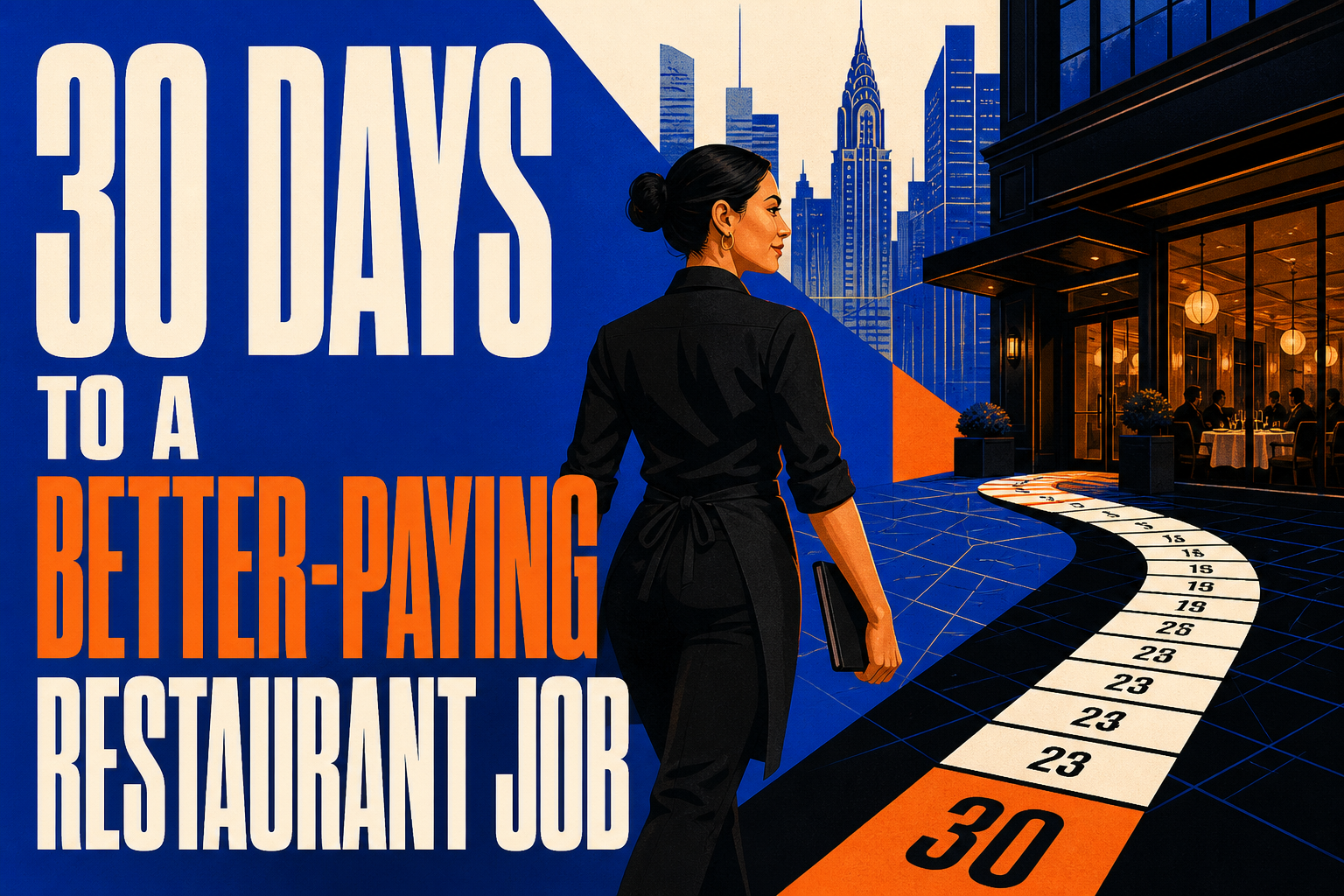 30 Days to a Better-Paying Restaurant Job cover